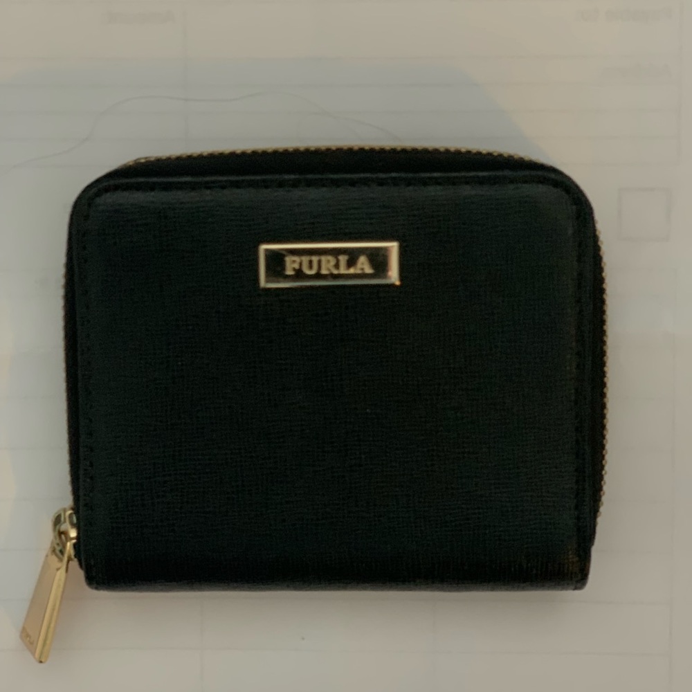 Furla Black Compact Wallet